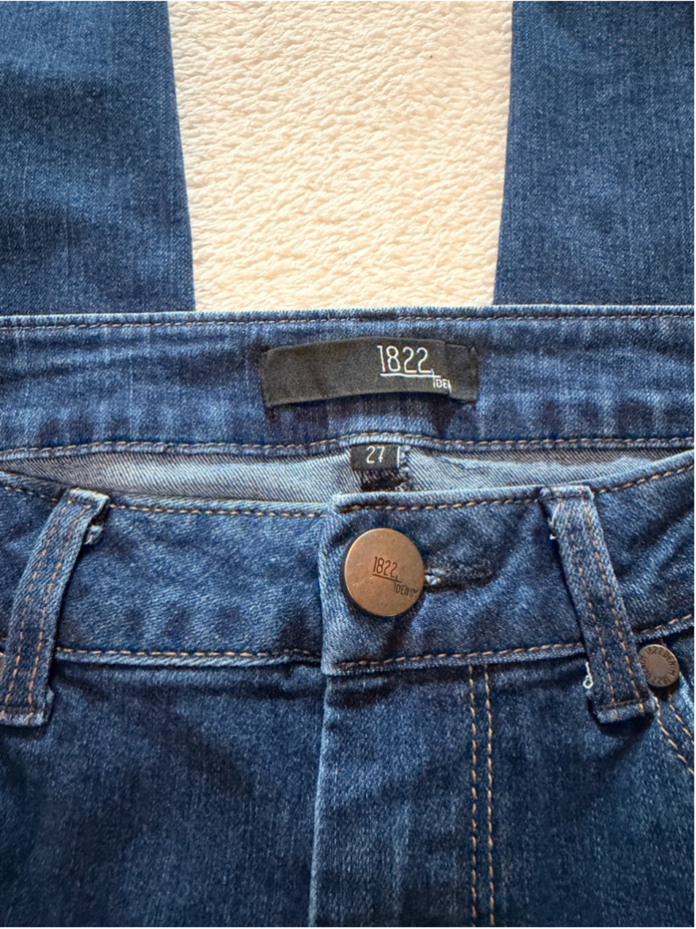 1822 Denim Skinny Jeans Blue Size 27